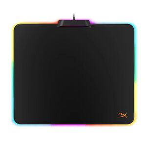 Mousepad Gamer Rgb Usb 36x30cm Negro Fury