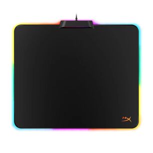 Mousepad Gamer Rgb Usb 36x30cm Negro Fury
