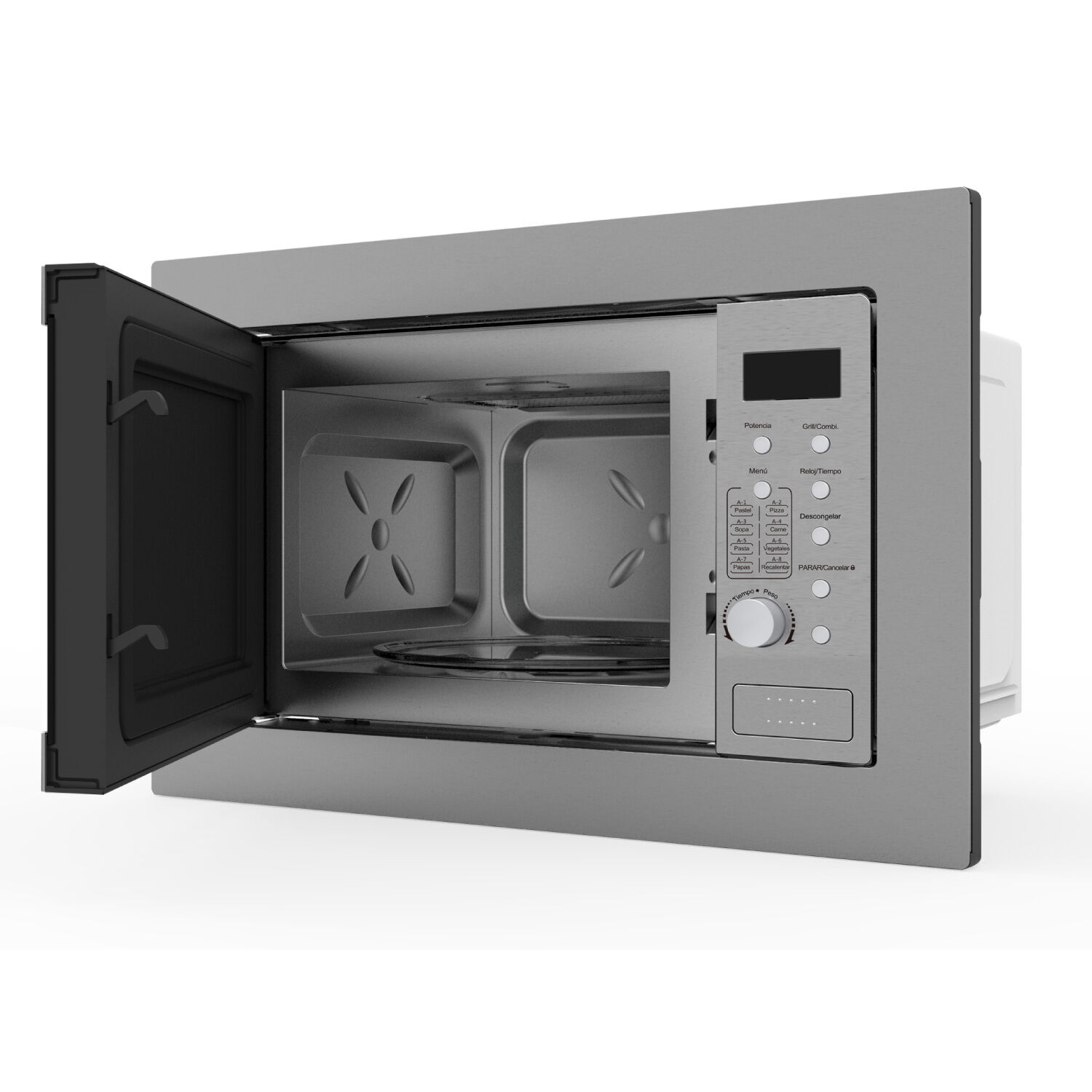 Horno Microondas Empotrable Acero Inoxidable 25l image number 2.0