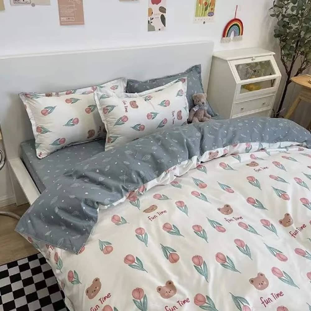 Juego Funda De Plum&oacute;n + Sabana 200 Hilos King image number 4.0