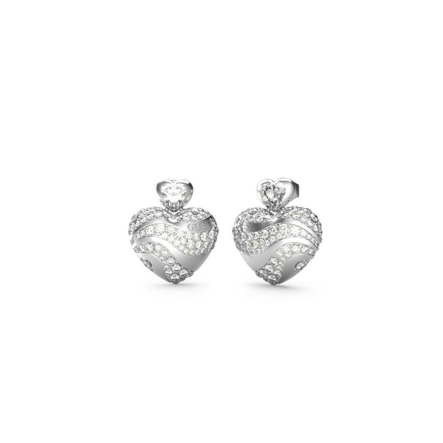 Aros Guess Plateados Jube04499jwrht-u image number 2.0