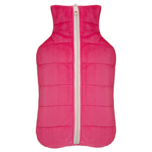 Guatero Thermicachile 2 Lt Parka Fucsia Cierre Blanco