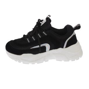 Zapatilla Negro V&iacute;a Franca Art. 5wnh911131black