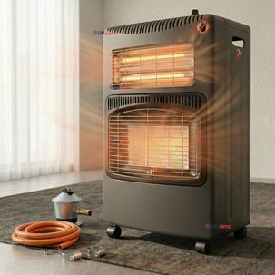 Estufa Hibrida Gas El&eacute;ctrica Plegable Con Accesorios 5kg A 15kg Glp . Eficiencia Energ&eacute;tica Clase A