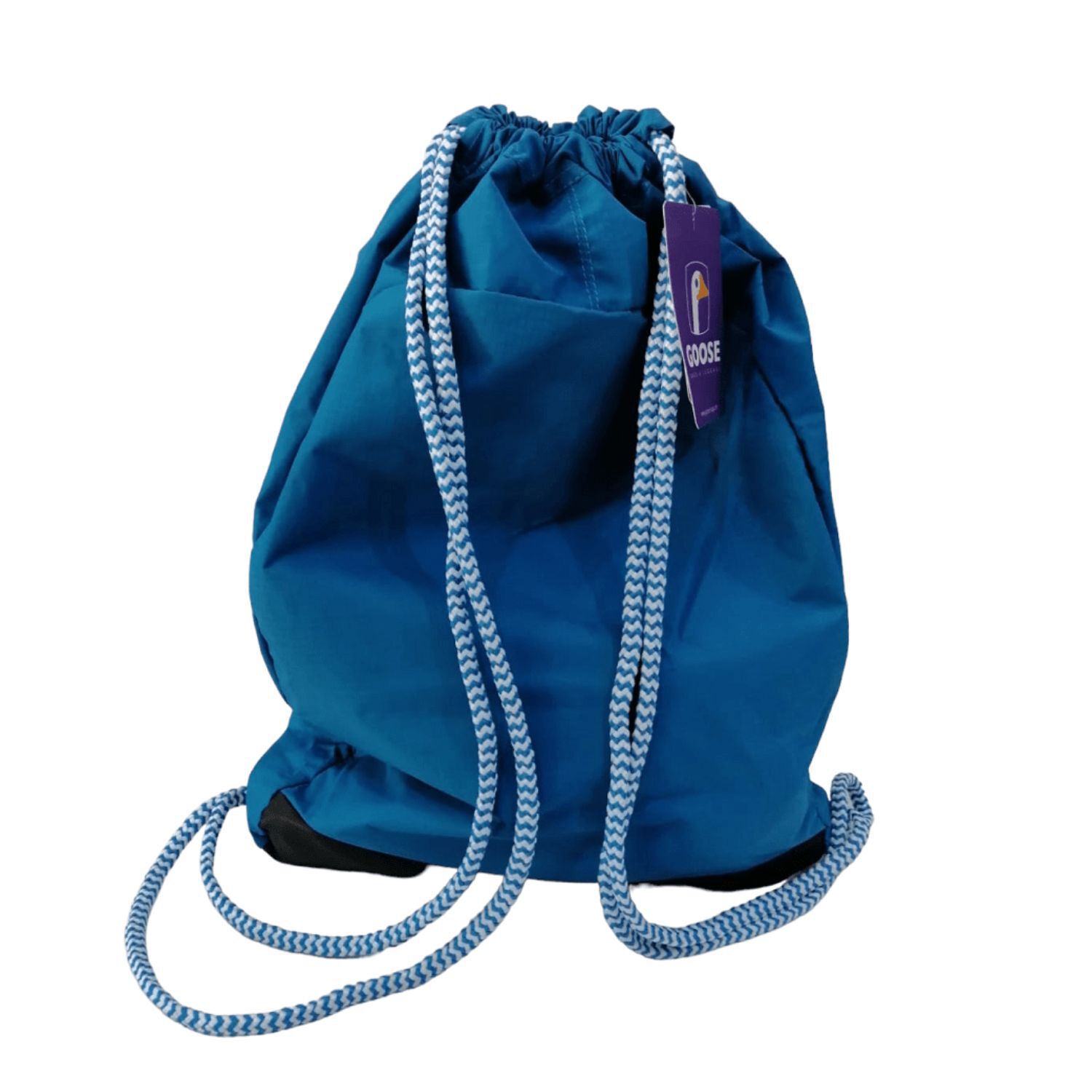 Mochila Saco Deportivo Azul Impermeable Cuerda Ajustable image number 1.0