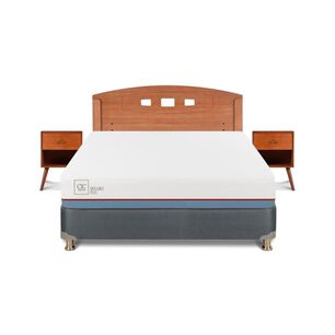 Cama Americana Cic Excellence Plus / 2 Plazas / Base Normal + Set De Maderas