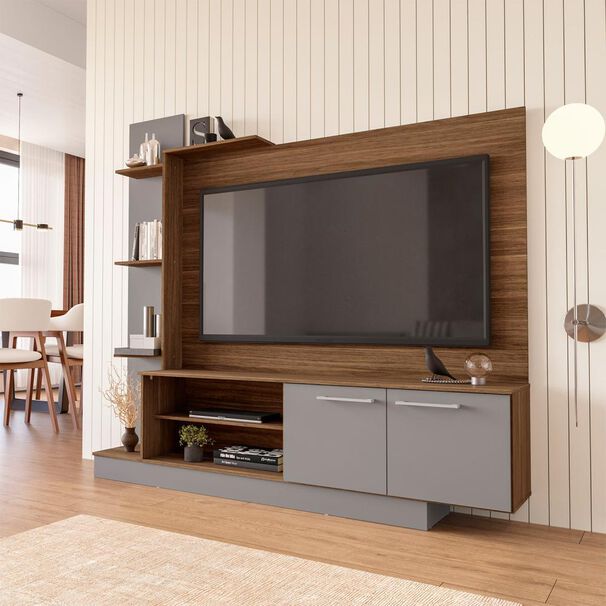 Rack Vekkahome Home Tv Reina / 2 Puertas