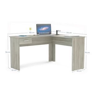 Escritorio Vekka Home Fenix Artico / 1 Caj&oacute;n