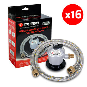 Pack Regulador De Gas + Kit Para Cilindros 5-11-15 Splendid