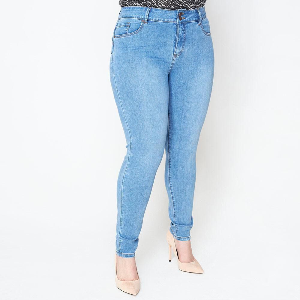 Jeans Jogger Talla Grande Tiro Medio Skinny Mujer Sexy Large