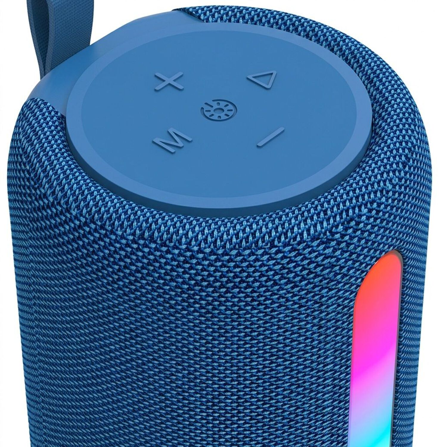 Parlante Bluetooth Port&aacute;til Con Luces Led Rgb Compacto Color Azul. image number 2.0