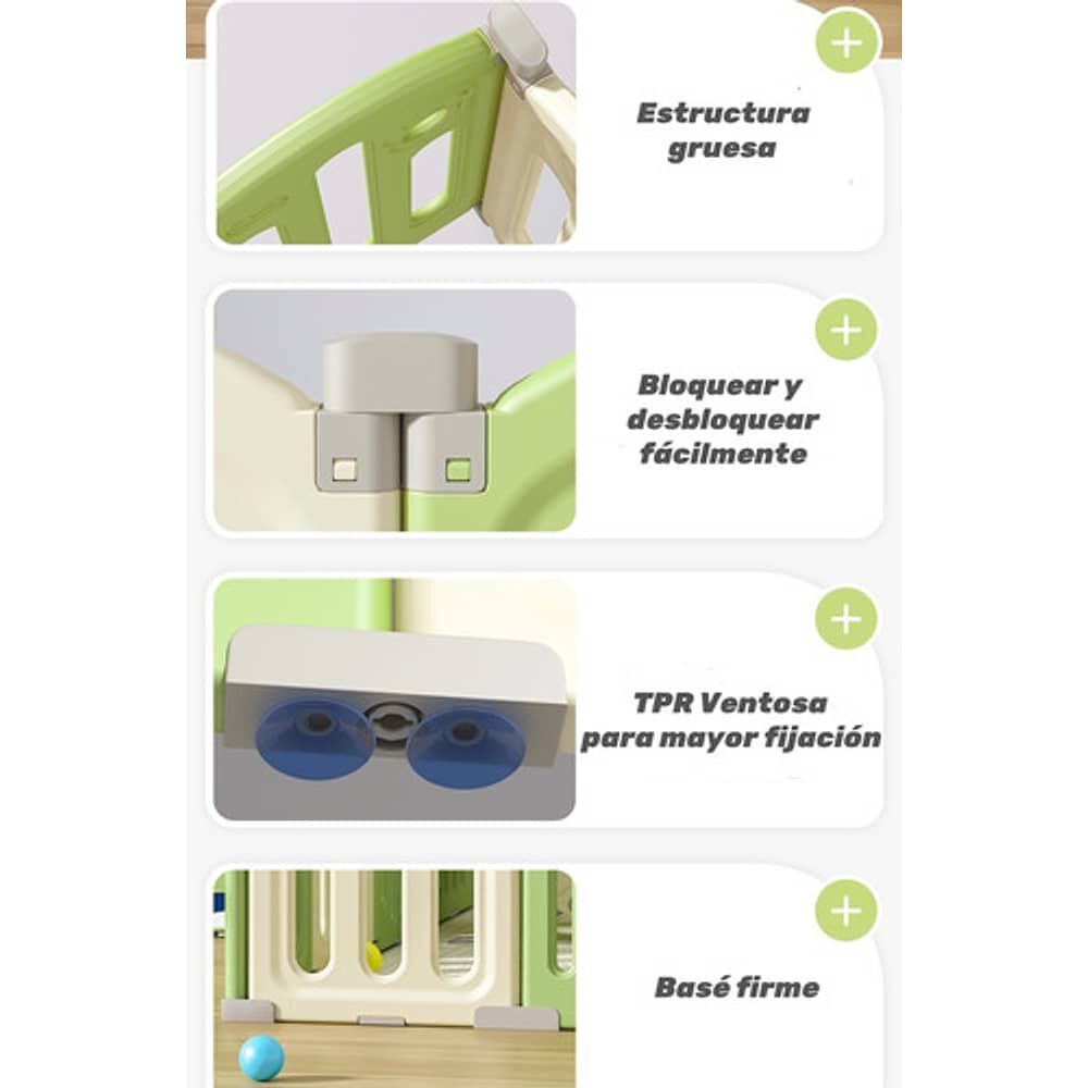 Corral Armado Multiposiciones Accesorios 199*230cm Lubabycas image number 5.0