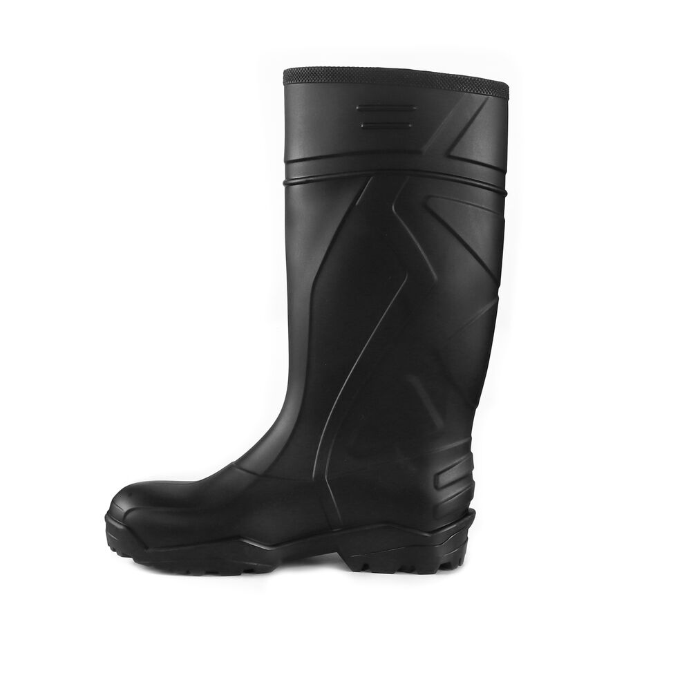 Bota Pvc 942 Punta De Acero Negra Para Lluvia image number 2.0