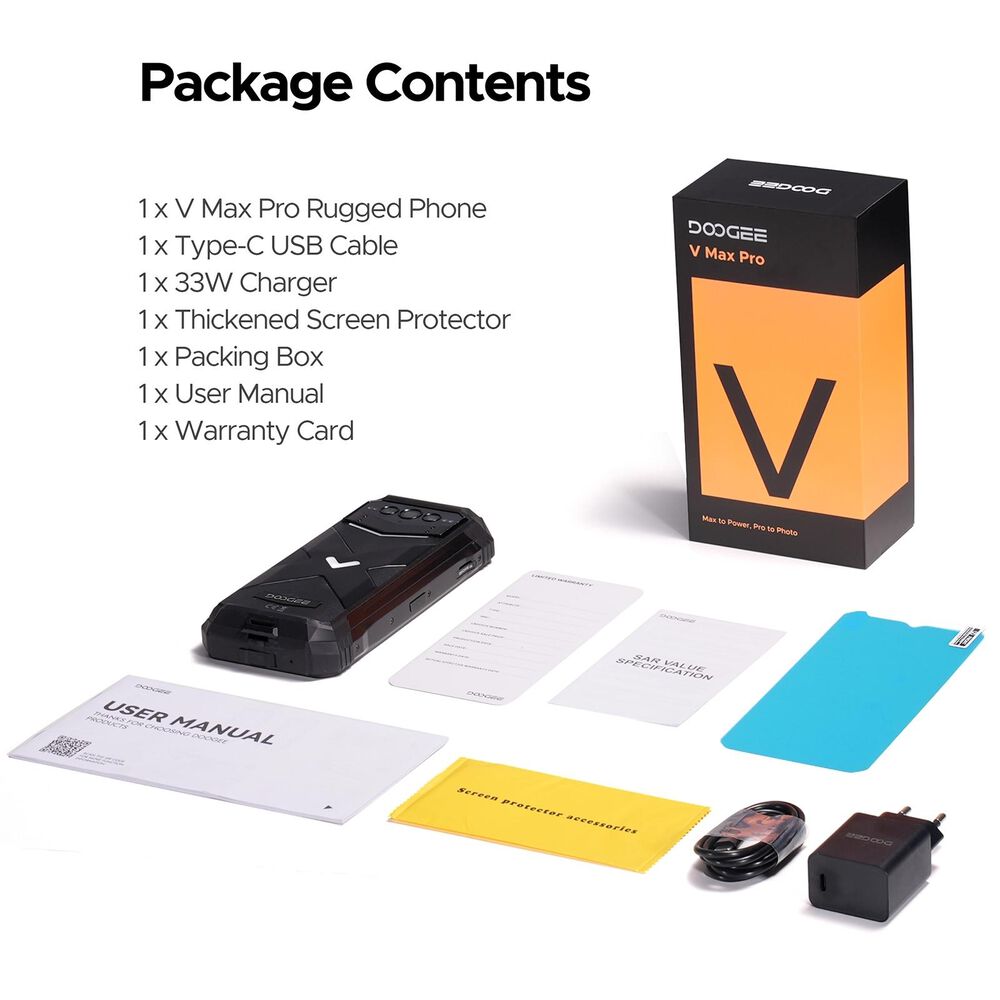 Doogee V Max Pro - Smartphone Rugged 108 Mp, Bater&iacute;a 22.000 Mah, Pantalla 120 Hz image number 9.0