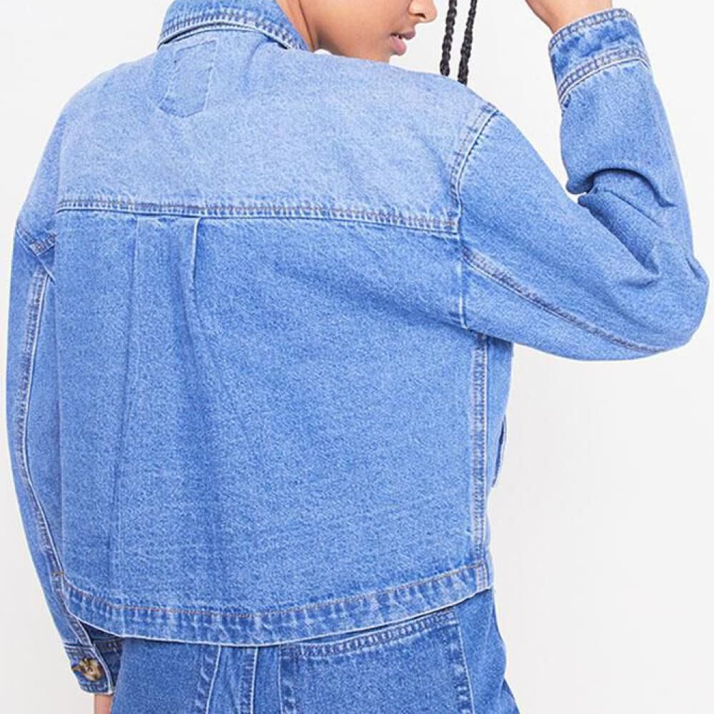 Chaqueta Denim Oversize Mujer Rolly Go image number 2.0