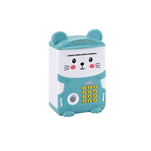 Alcanc&iacute;a Electr&oacute;nica Autom&aacute;tica Con Sonido Huella Ni&ntilde;os Azul