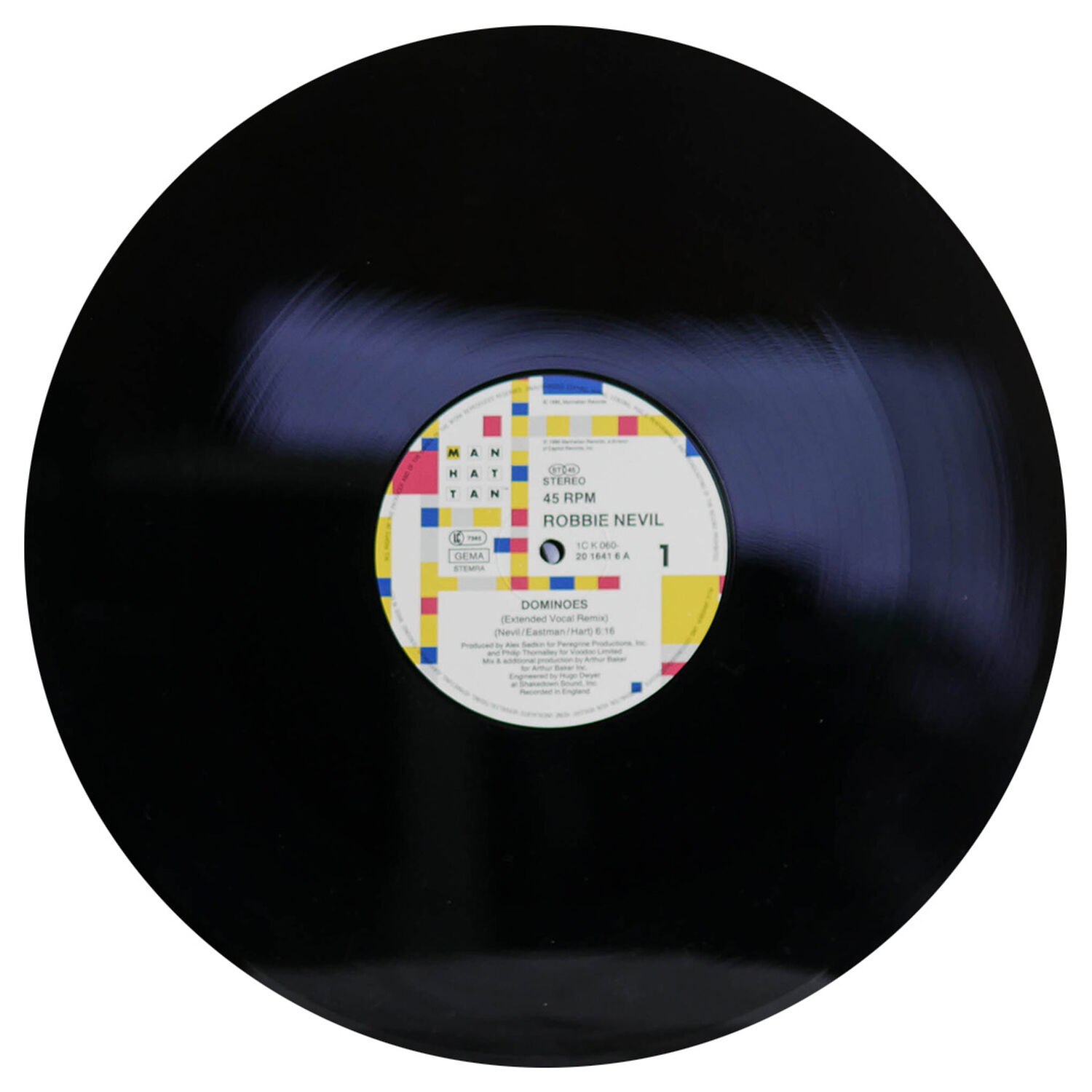 Robbie Nevil - Dominoes | 12" Maxi Single Usado image number 2.0