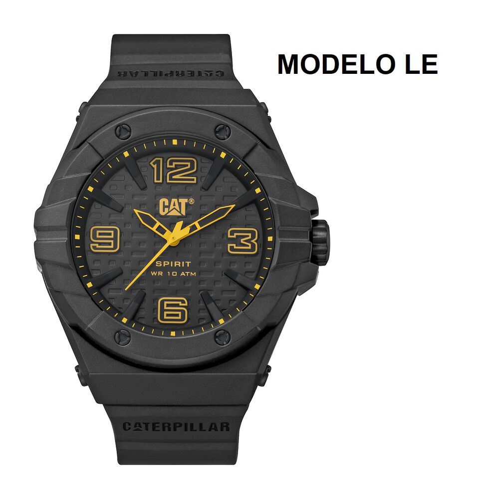 Correa Pulsera Cat Hombre Le-21 Negro image number 2.0