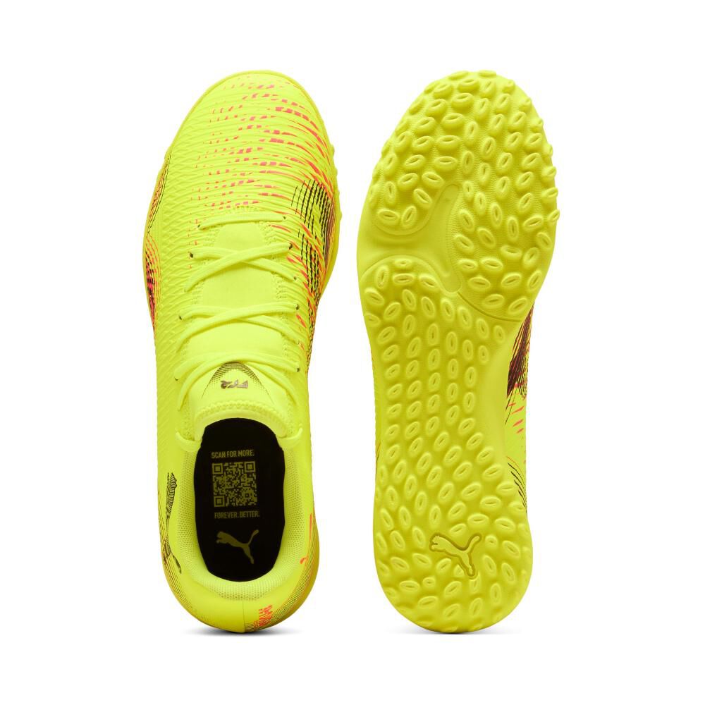 Zapatilla Fútbol Hombre Puma Future 8 Play Tt Amarillo image number 4.0