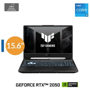 Notebook Gamer 15.6" Asus Tuf Gaming F15 / Intel Core I5 / 8 GB RAM / Nvidia Geforce RTX 2050 / 512 GB SSD