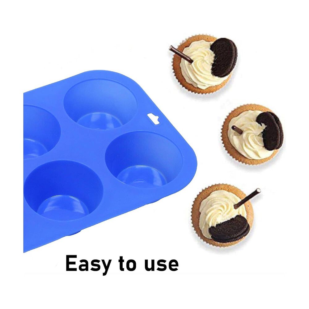 Moldes Silicona Reposteria Cupcake Queques Chocolate Celeste image number 6.0