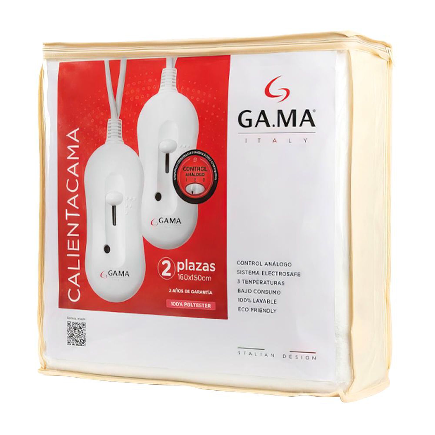 Calienta Cama Gama Doble TC 2P PO-002-QD / 2 Plazas image number 1.0
