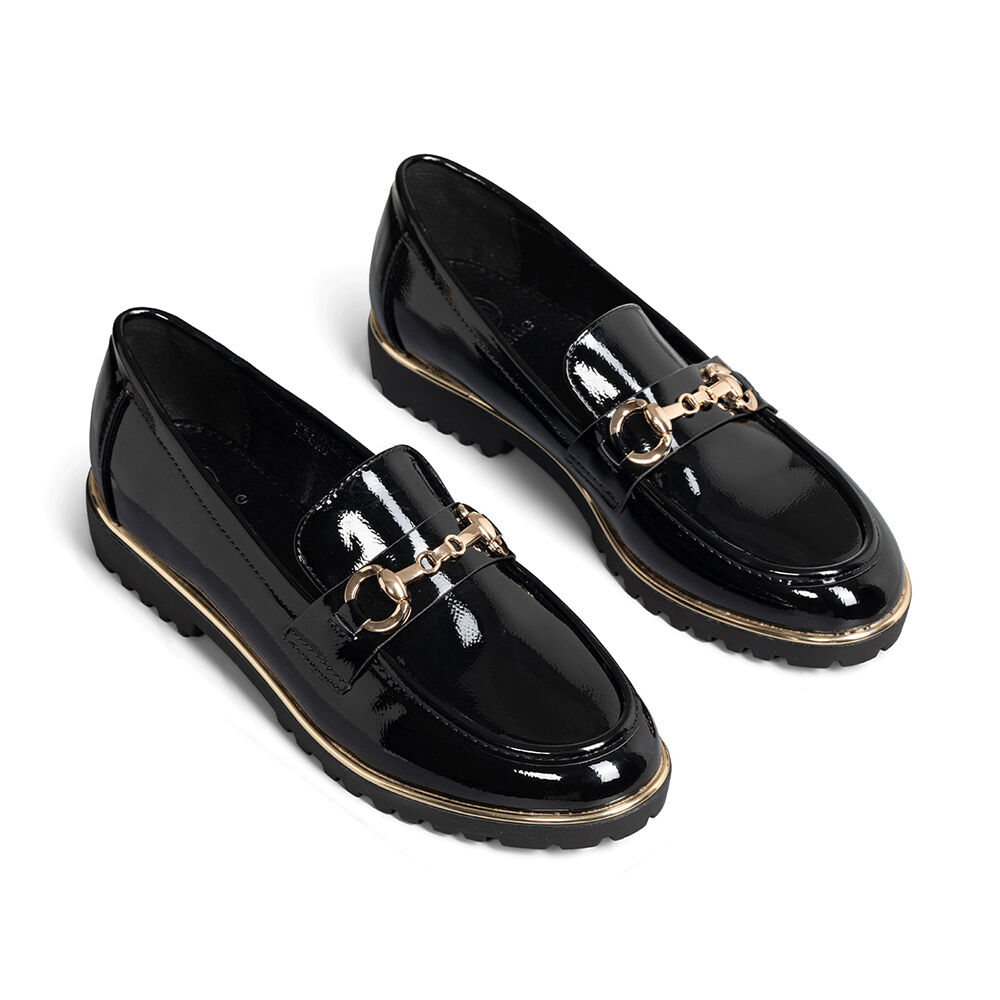 Mocasin Casual Mujer Vintage Clasico Charol Weide Jn712 image number 5.0