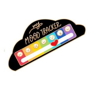 Broche Pin Divertido My Mood Tracker Estado De Animo
