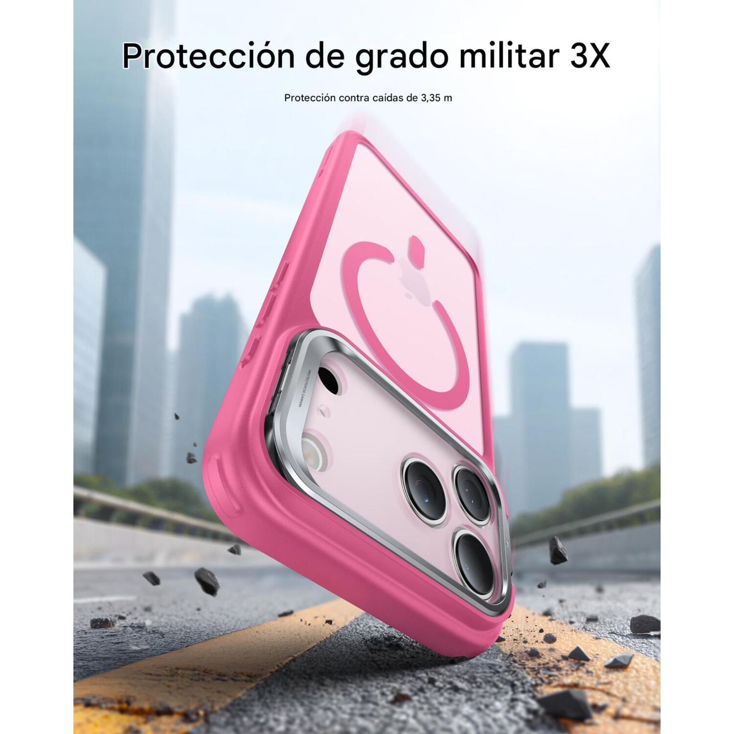 Para Iphone 17 Pro Max - Carcasa Magsafe Con Soporte image number 2.0