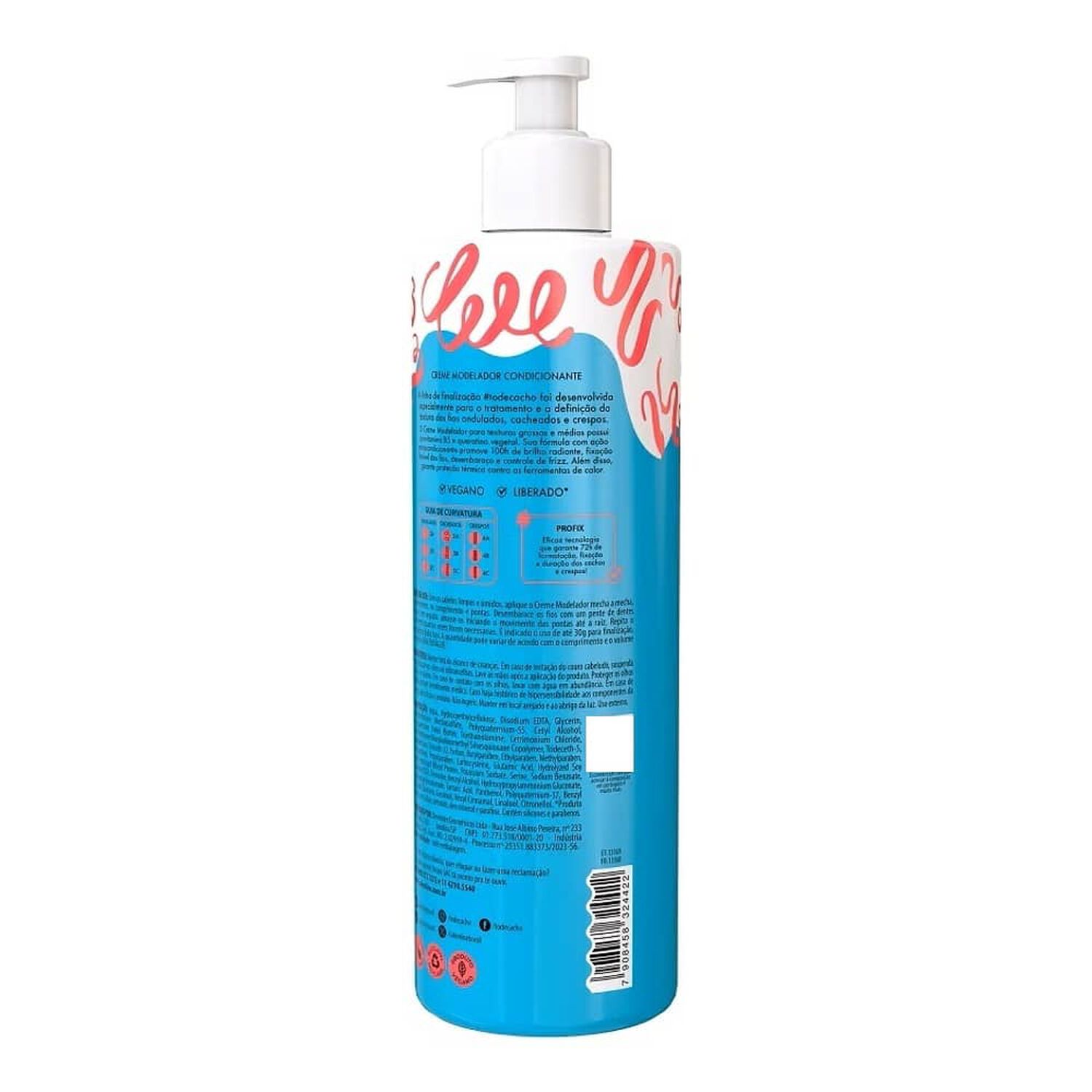 Crema Modeladora Cachos Dos Sonhos Fix Natural 500 Ml Salon Line image number 1.0