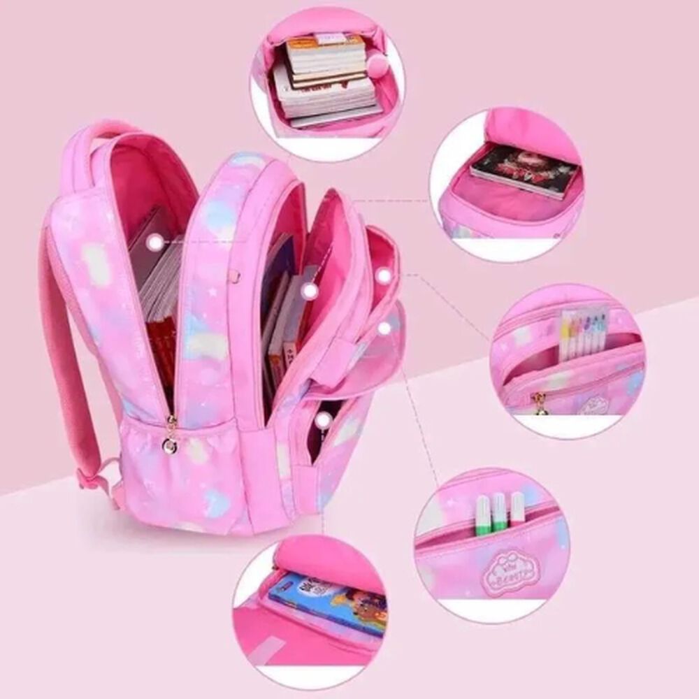 Mochila Escolar Kawaii Bolso Estudiantes Colegio Primaria image number 5.0