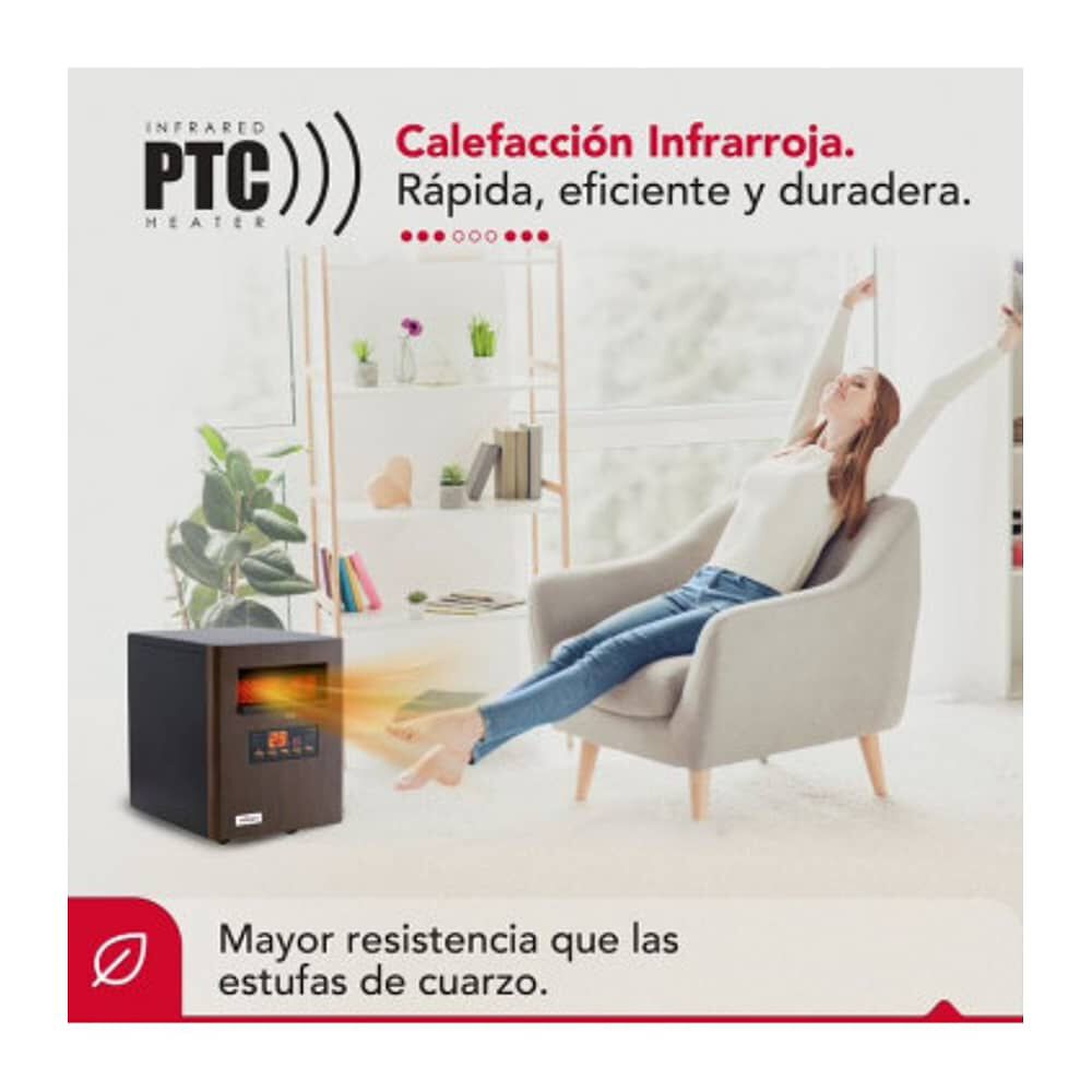 Estufa Electrica Infrarroja Thor Green1500 image number 3.0