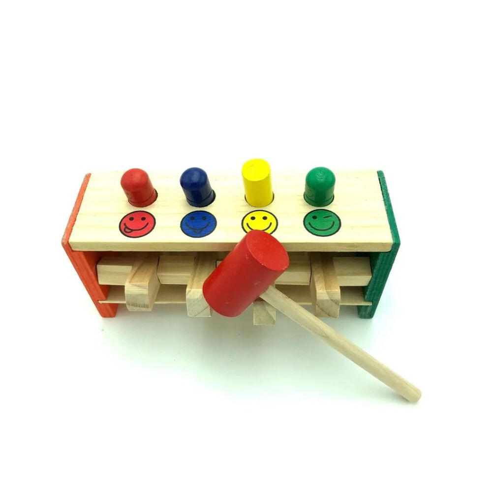 Juego De Madera Martillo Saltarin Para Ni&ntilde;os image number 1.0