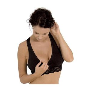 Sost&eacute;n Lactancia Espalda Cruzada Algod&oacute;n Organico Negro