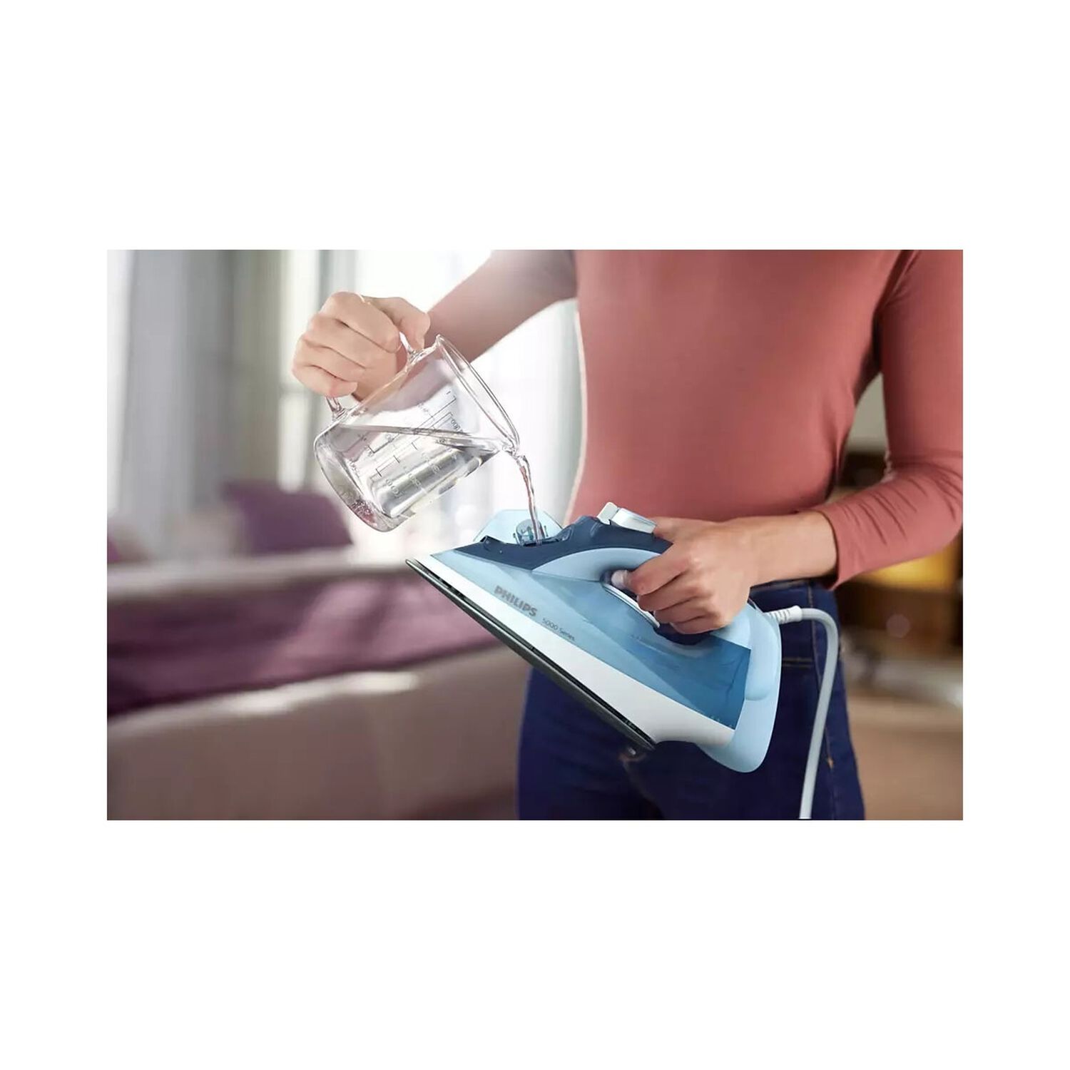 Plancha A Vapor Philips Dst5020/20 2400w Suela Steam Glide image number 7.0