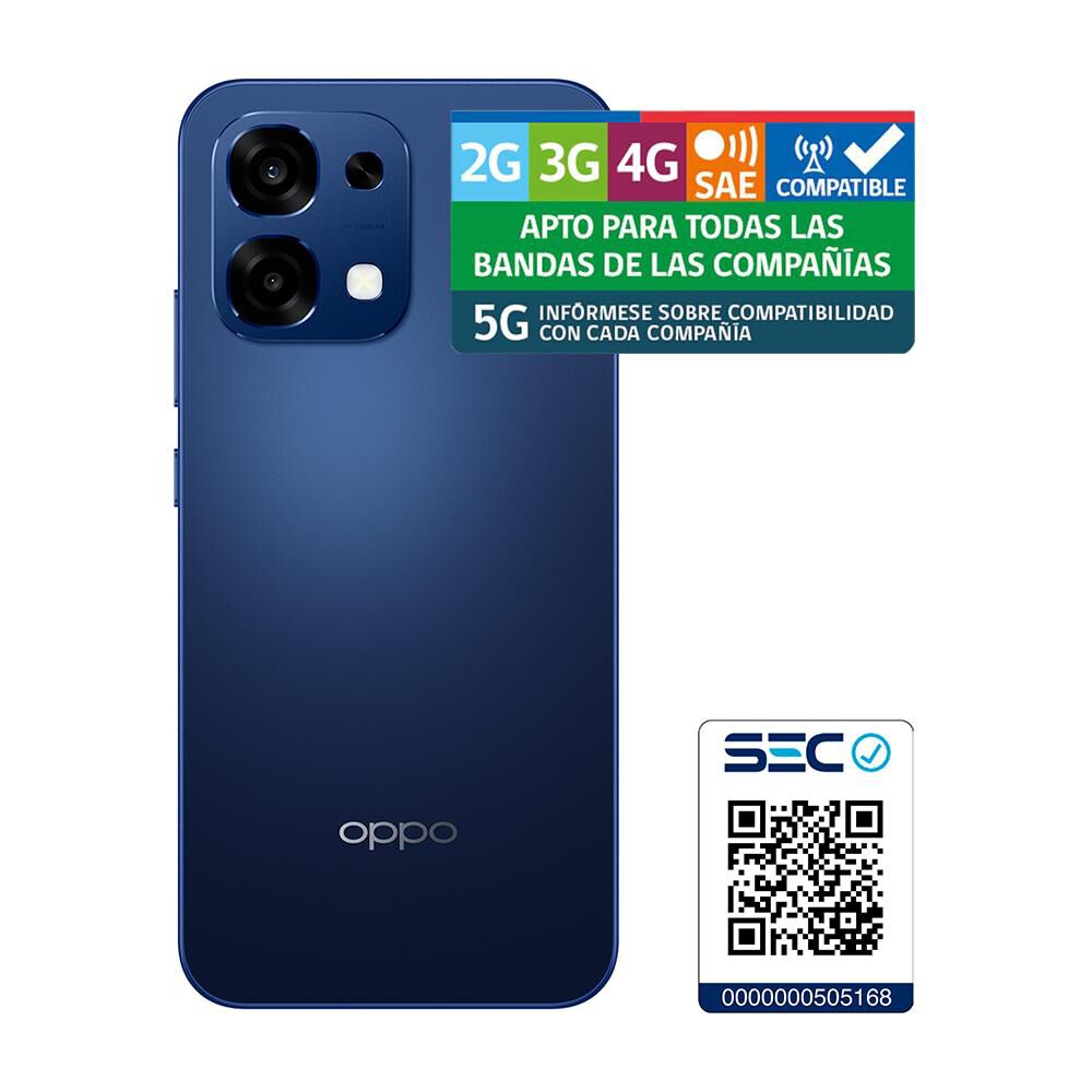 Smartphone Oppo A6 Pro / 5G / 256 GB / Azul / Liberado image number 9.0