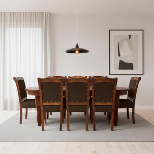 Juego De Comedor Living Factory Lisboa / 8 Sillas Juego De Comedor Living Factory Lisboa / 8 Sillas