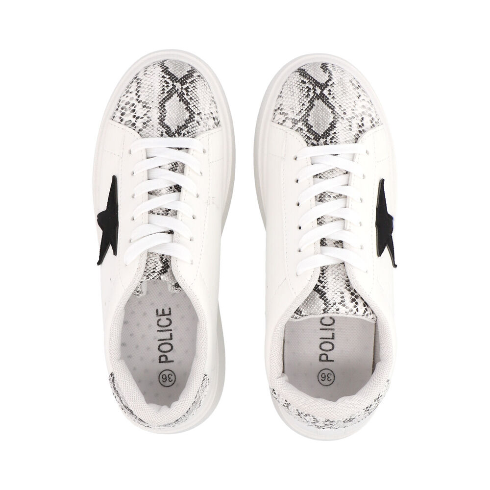 Zapatilla Urbana Star Blanco Police image number 2.0