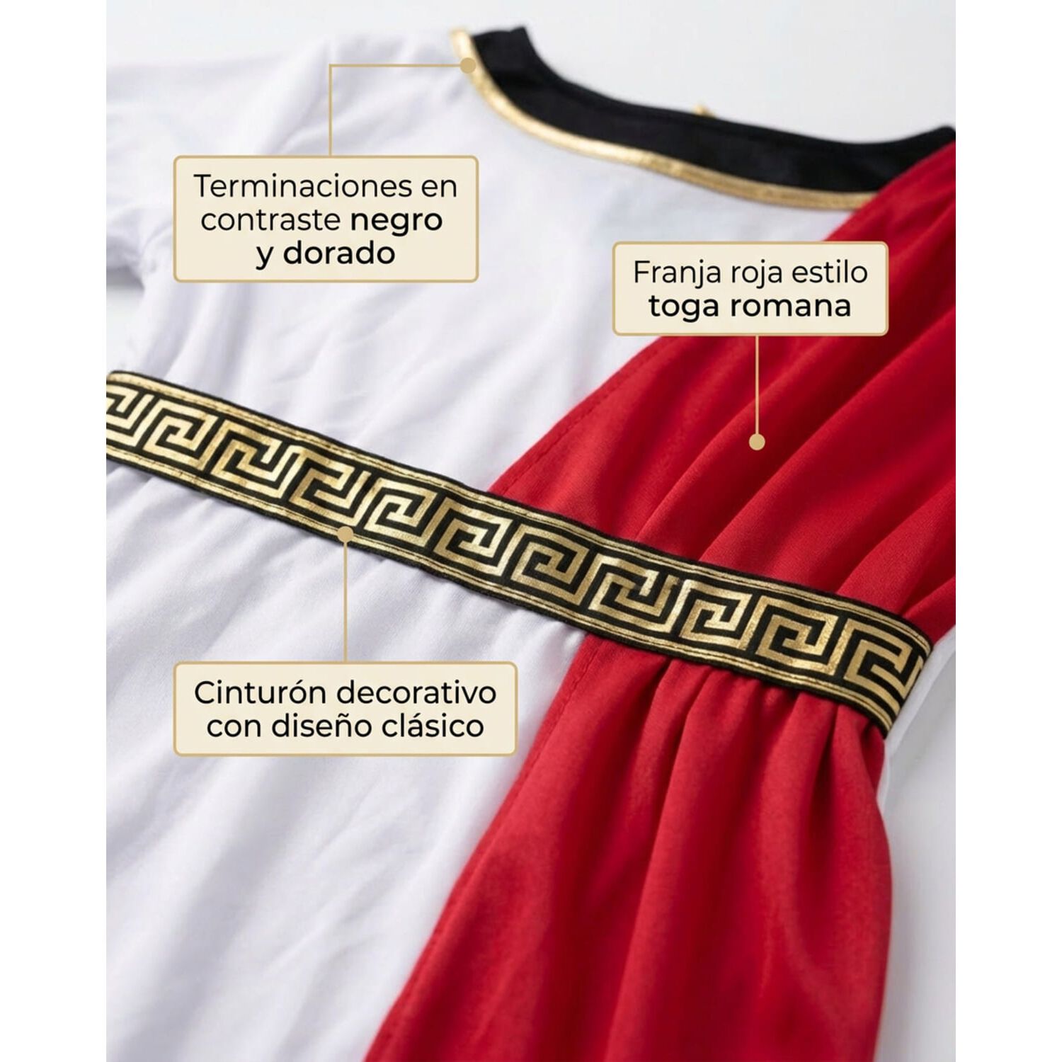 Disfraz Cosplay Gladiador Infantil Para Ni&ntilde;os image number 27.0