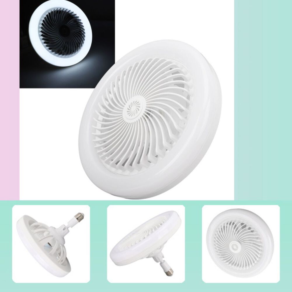Lampara Ventilador Luz Rgb Led 30w Con Control Remoto image number 8.0
