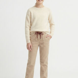 Pantalon Cotel Ni&ntilde;a Estilo Wide Leg Invierno