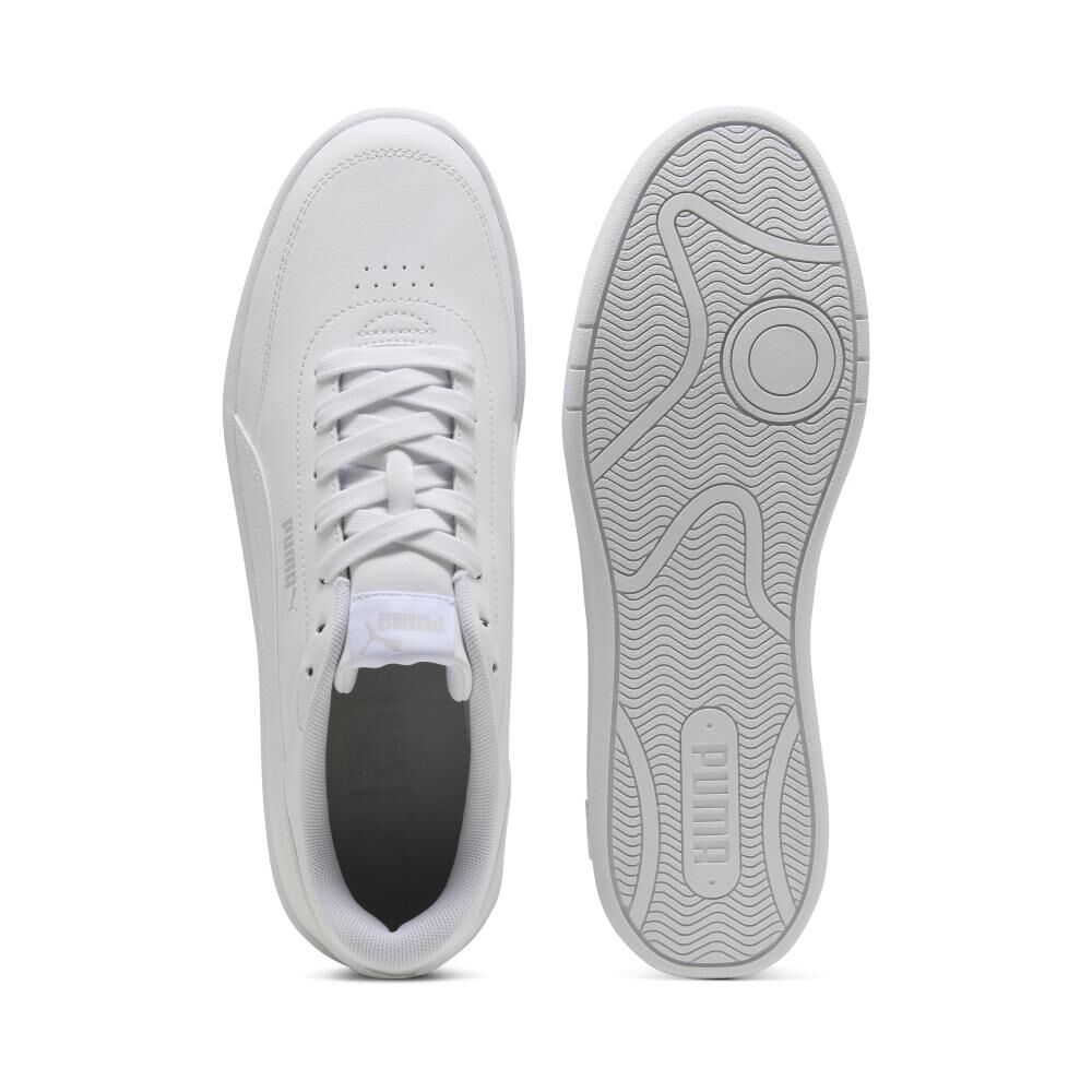 Zapatilla Urbana Hombre Puma Court Classic Blanca image number 4.0