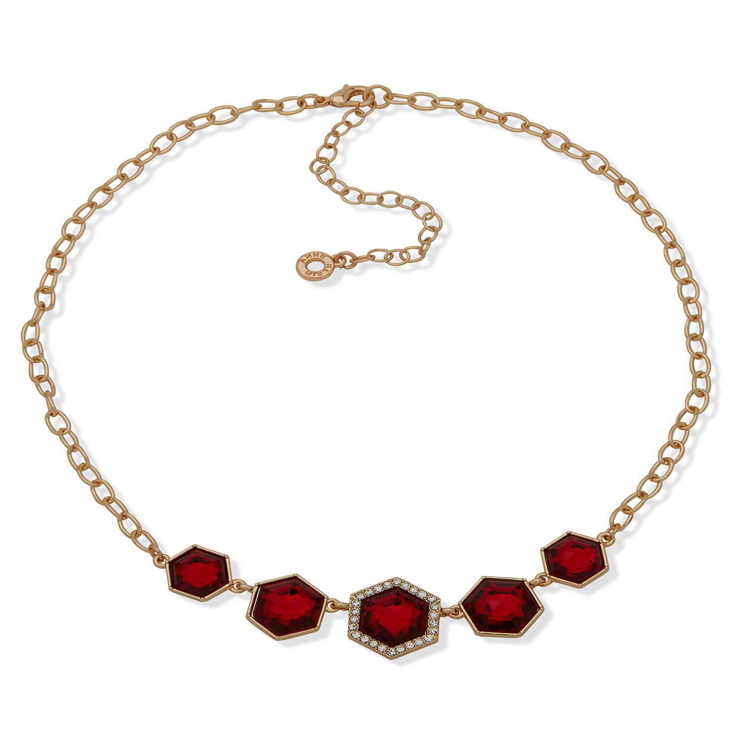 Collar Anne Klein Rojo Mujer