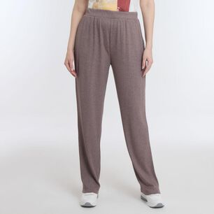 Pantal&oacute;n De Buzo Dise&ntilde;o Rib Tiro Medio Relax Mujer Geeps