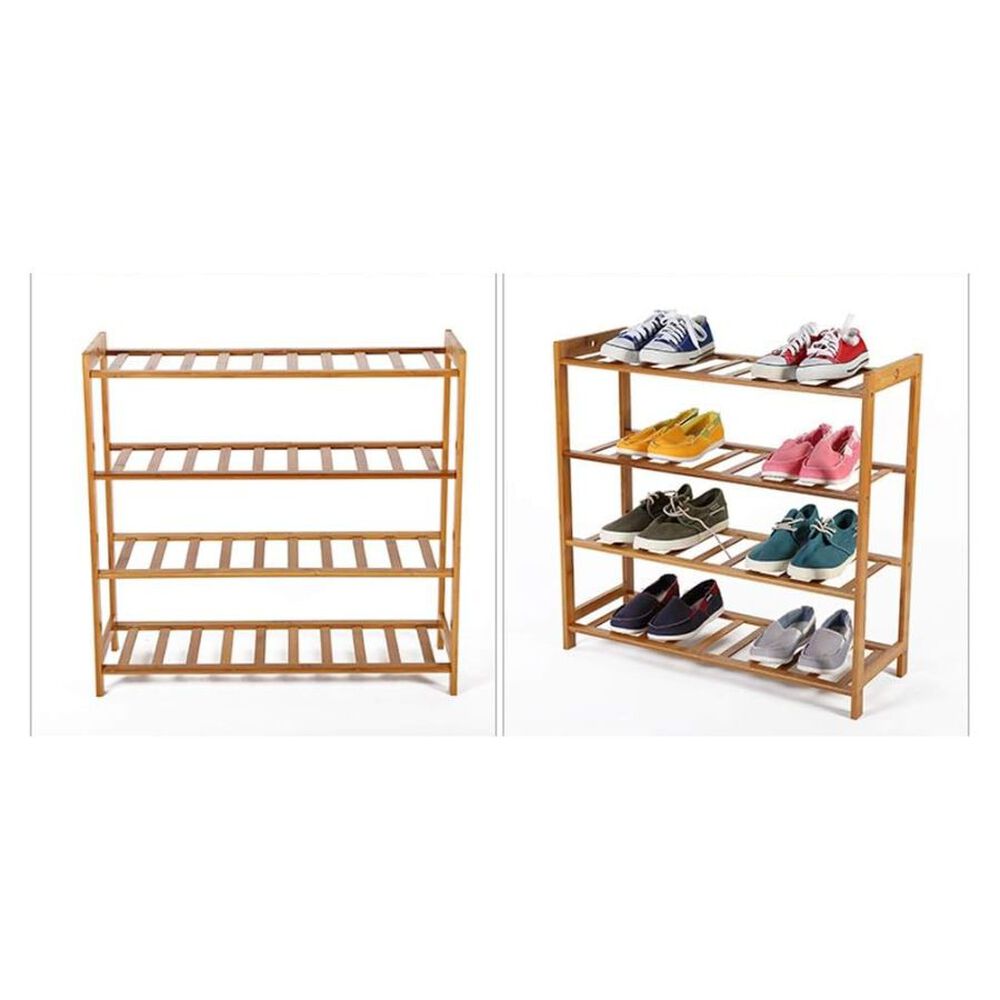 Zapatero Organizador De Zapatos De Madera 4 Pisos image number 1.0