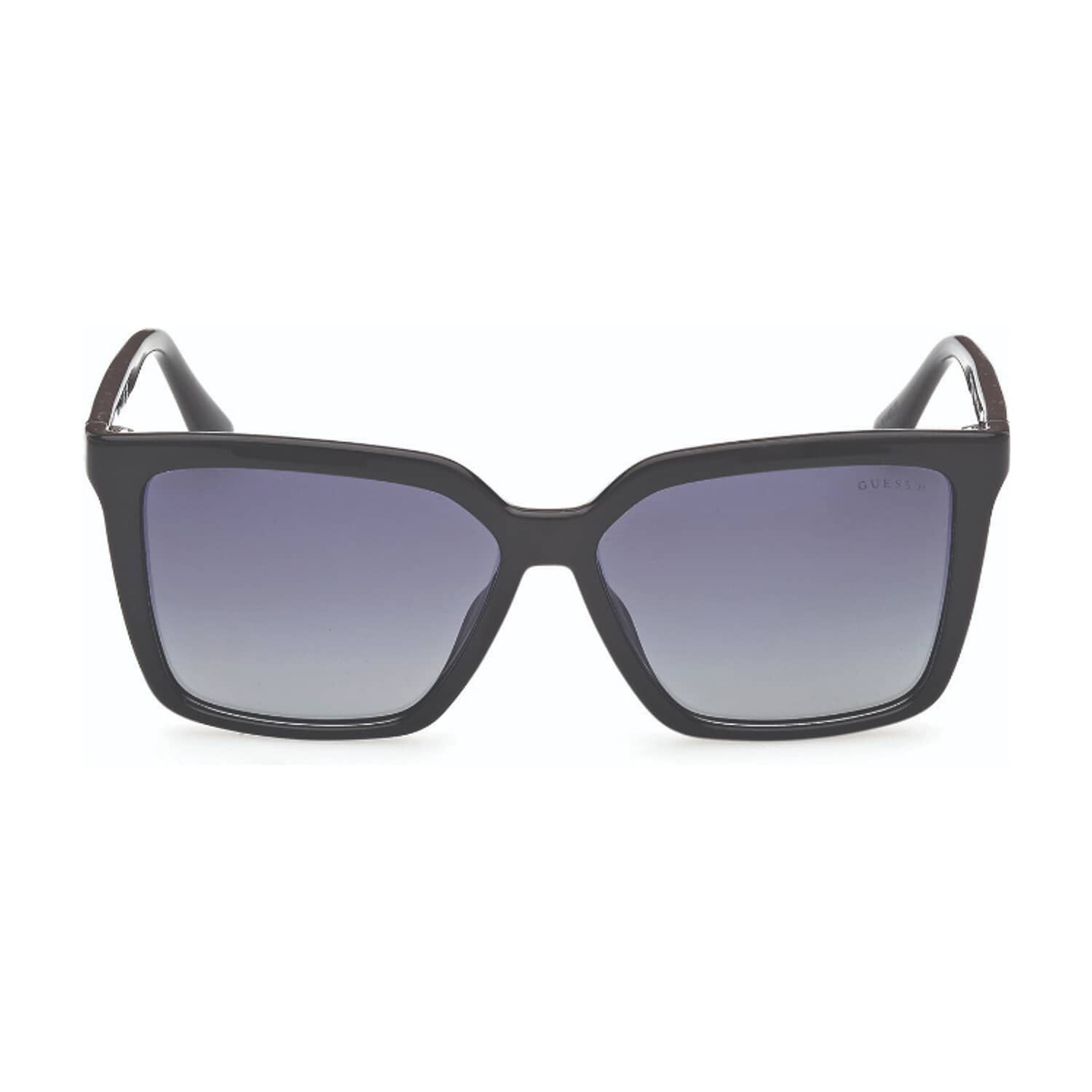 Lentes De Sol Negro Brillante Polarizados Guess image number 0.0