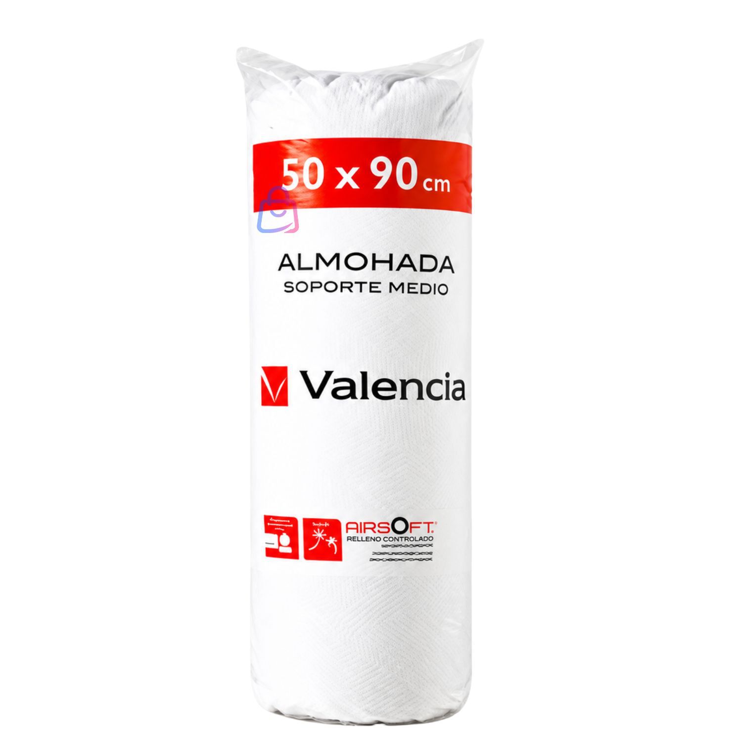 Almohada Microfibra 50x90 Cm Soporte Regular Blanca - Ps image number 3.0