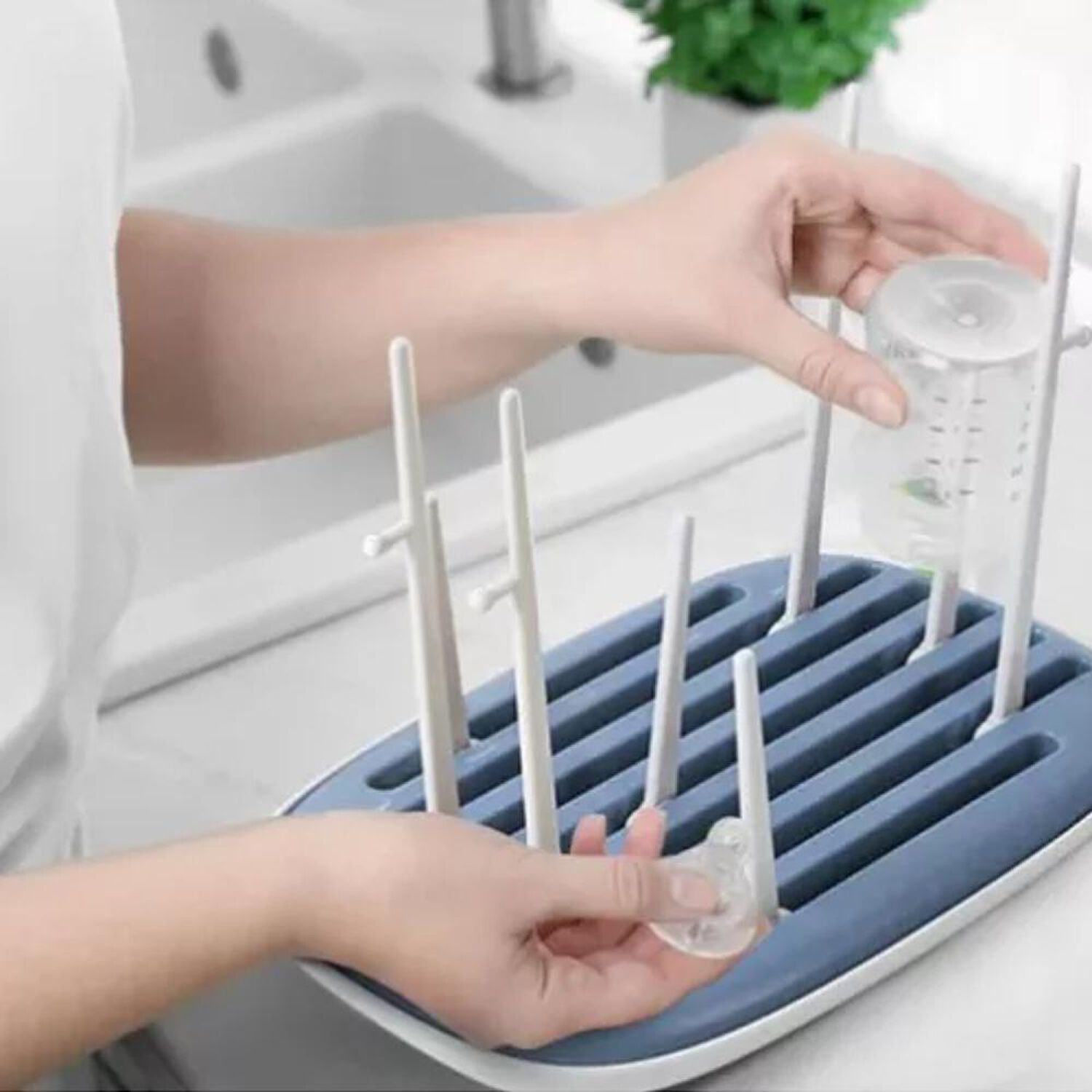 Secador Escurridor Bebesit Para 8 Mamaderas Biberones Bebe Libre Bpa image number 0.0