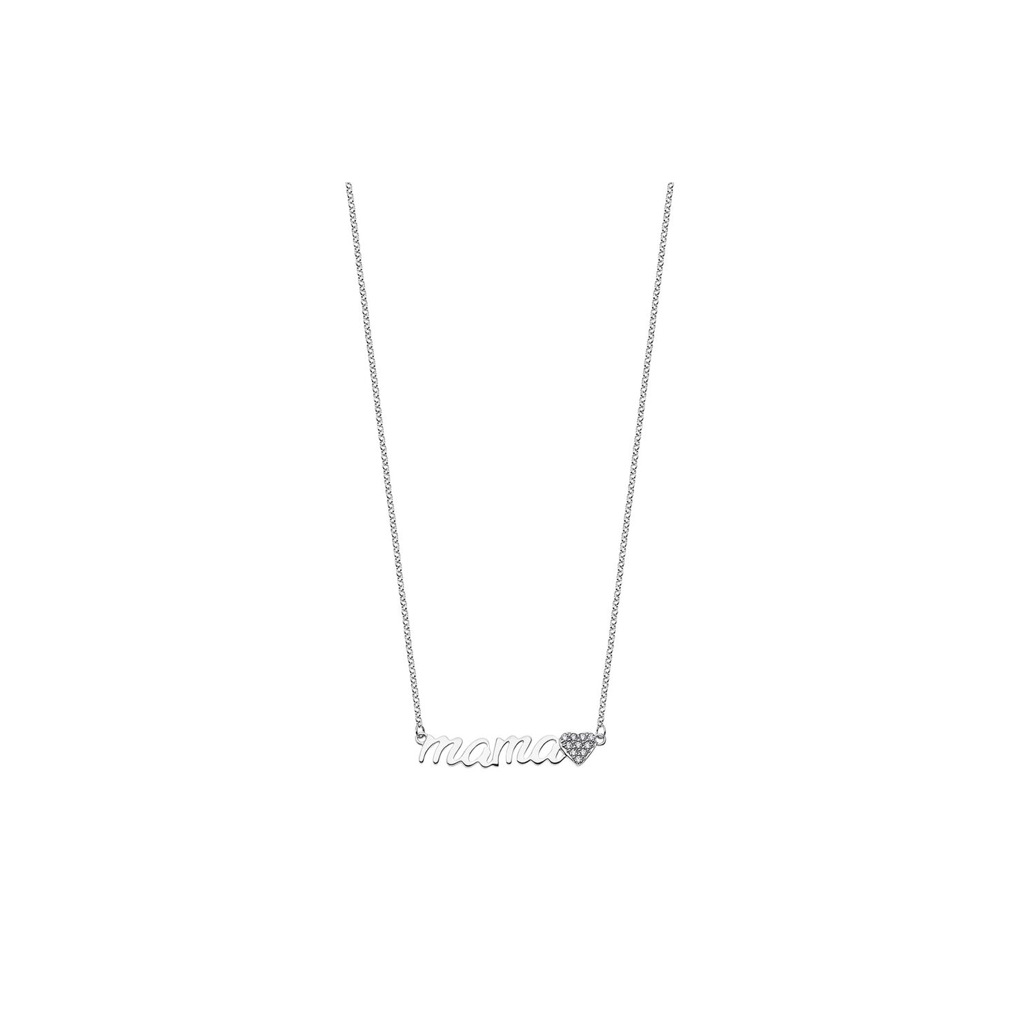 Collar Lp1808-1/1 Lotus Silver Mujer Mothers Love image number 0.0