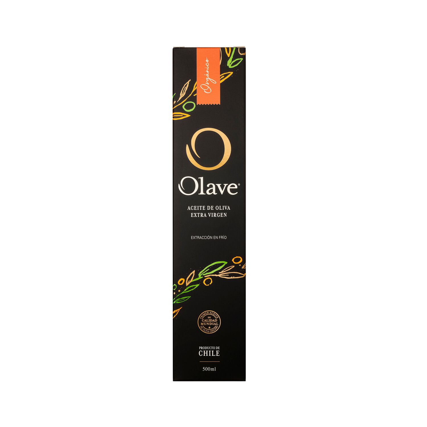 Aceite De Oliva Extra Virgen Olave Organico C. Negro 1x500ml image number 1.0